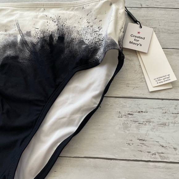 Calvin Klein Women's Printed High Waist Bikini Bottoms Swimsuit Black - Picture 4 of 8